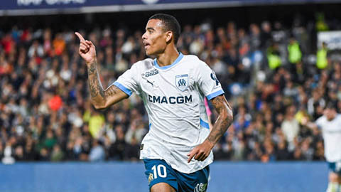 Greenwood vừa ghi bàn vừa kiến tạo giúp Marseille thắng Montpellier 5-0