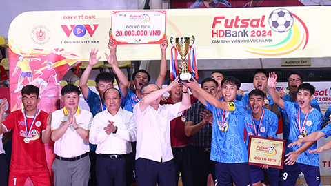 Bế mạc Giải Futsal HDBank sinh viên khu vực Hà Nội 2024