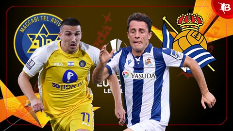 Nhận định bóng đá Maccabi Tel Aviv vs Sociedad, 23h45 ngày 24/10