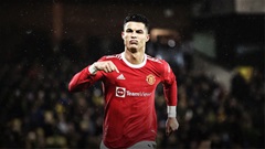 Ronaldo chỉ đứng thứ 9 trong số 50 cầu thủ vĩ đại nhất lịch sử MU