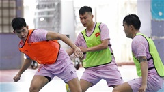 ĐT futsal Việt Nam chốt danh sách, sang Thái Lan tập huấn