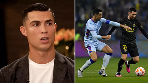 Ronaldo thừa nhận kém Messi một điều trên sân cỏ