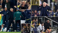 Mourinho nhận thẻ đỏ, mỉa mai trọng tài quá hay ở trận  Fenerbahce vs MU