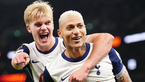 Kết quả lượt đấu thứ 3 Europa League 2024/25: Tottenham duy trì mạch toàn thắng