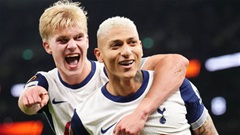 Kết quả lượt đấu thứ 3 Europa League 2024/25: Tottenham duy trì mạch toàn thắng