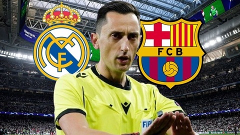 Real Madrid vs Barca: Trọng tài chính từng đuổi Xavi và bị Real Madrid chỉ trích