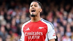 Vắng Saliba, Arsenal sẽ đối phó với Liverpool như thế nào? 