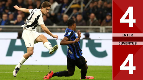 VIDEO bàn thắng Inter vs Juventus: 4-4 (Vòng 9 Serie A 2024/25)