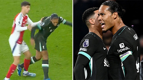 Van Dijk đáng lẽ phải bị đuổi trước khi ghi bàn