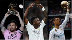 So sánh giữa Vinicius, Messi và Ronaldo: Vinicius ‘ăn đứt’ Cristiano Ronaldo 