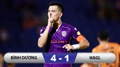 Kết quả B.BD 4-1 HAGL: Đội bóng phố Núi nhận thất bại đầu tiên