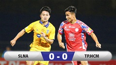 Kết quả Sông Lam Nghệ An 0-0 TP.HCM: Công cùn thì chịu