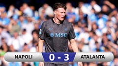 Kết quả Napoli 0-3 Atalanta: Napoli bại trận trên sân nhà