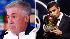 Ancelotti hứng 'gạch đá' vì công kích Rodri