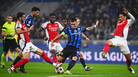 Điểm nhấn Inter 1-0 Arsenal: Đỉnh cao phòng ngự Nerazzurri