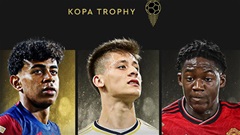 Điểm số bình chọn Kopa Trophy 2024: Yamal vượt trội Guler