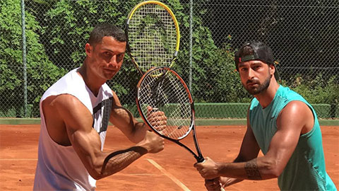 Ronaldo thành 'vua tennis' 