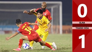 VIDEO bàn thắng SLNA vs Thanh Hóa: 0-1 (Vòng 7 V.League 2024/25)