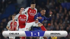 Kết quả Chelsea 1-1 Arsenal: Níu chân nhau để Liverpool hưởng lợi