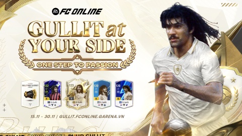 FC Online mời huyền thoại bóng đá Thế giới - Ruud Gullit tới Việt Nam giao lưu cùng NHM