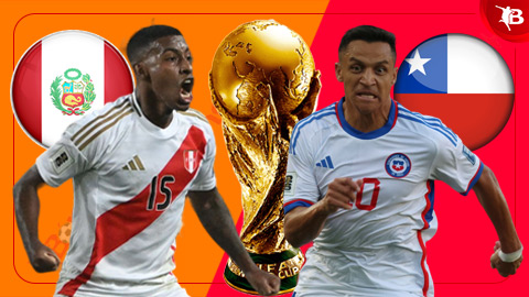 08h30 ngày 16/11: Peru vs Chile