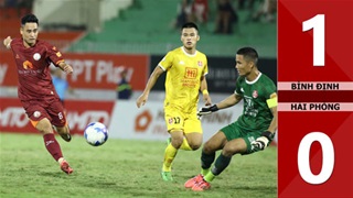 VIDEO bàn thắng Bình Định vs Hải Phòng: 1-0 (Vòng 8 V.League 2024/25)