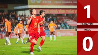 VIDEO bàn thắng HL Hà Tĩnh vs HAGL: 1-0