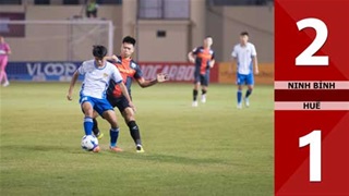 VIDEO bàn thắng Phù Đổng Ninh Bình vs Huế: 2-1