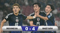 Kết quả Indonesia 0-4 Nhật Bản: Giấc mơ World Cup xa tầm tay người Indo 