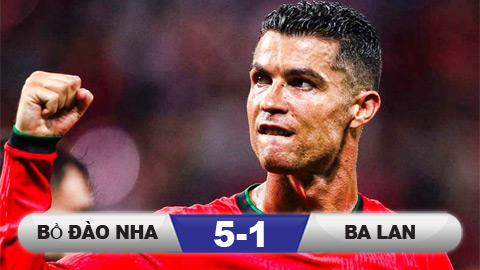 Ronaldo bùng nổ, Bồ Đào Nha đè bẹp Ba Lan