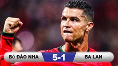 Kết quả Bồ Đào Nha 5-1 Ba Lan: Ronaldo tỏa sáng