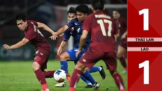 VIDEO bàn thắng Thái Lan vs Lào: 1-1 (Giao hữu Quốc tế 2024)