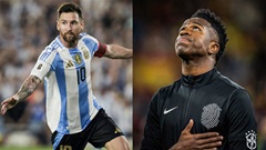 Messi lập kỷ lục, Argentina thắng tối thiểu, Brazil hòa hú vía 