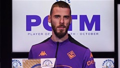 De Gea giành giải thưởng đầu tiên tại Fiorentina