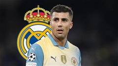 Rodri để ngỏ khả năng gia nhập Real Madrid