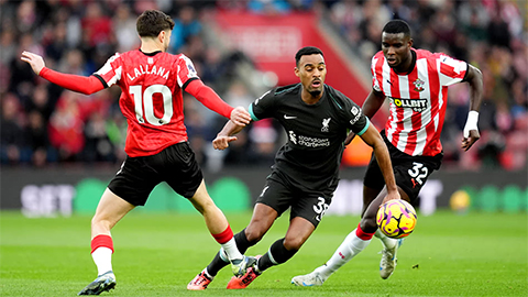 Trực tiếp Southampton 0-0 Liverpool: Thế trận cởi mở