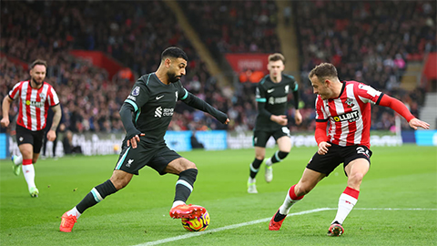 Trực tiếp Southampton 0-0 Liverpool: The Reds gặp khó khăn