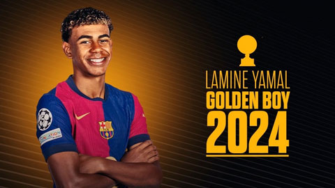 Lamine Yamal giành Golden Boy 2024