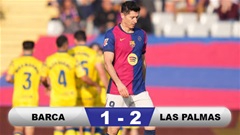 Kết quả Barca 1-2 Las Palmas: Thua đau ngày sinh nhật