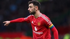 Bruno Fernandes khiến MU lo sốt vó trước đại chiến với Arsenal