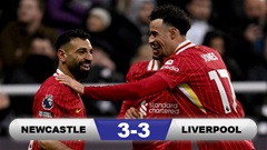 Kết quả Newcastle 3-3 Liverpool: Sai lầm của Kelleher