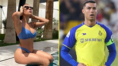 Bạn gái Cristiano Ronaldo diện đồ xuyên thấu