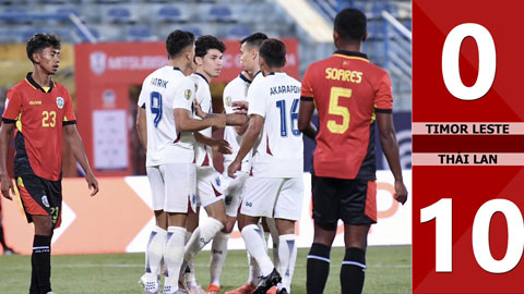 VIDEO bàn thắng Timor Leste vs Thái Lan: 0-10 (Vòng bảng AFF Cup 2024)