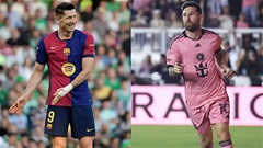 Lewandowski sánh ngang kỷ lục 'có một không hai' của Messi