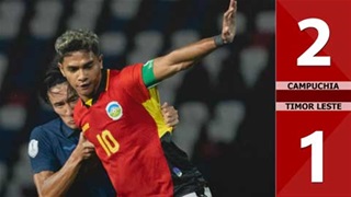 VIDEO bàn thắng Campuchia vs Timor Leste: 2-1