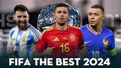 Top 5 ứng viên cho FIFA The Best 2024: Messi, Yamal, Mbappe, Rodri và Vinicius