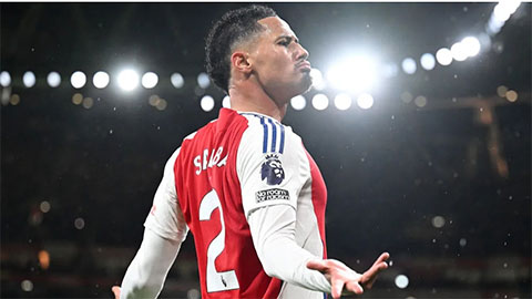 Saliba lập cột mốc đặc biệt tại Arsenal