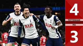 VIDEO bàn thắng Tottenham vs MU: 4-3