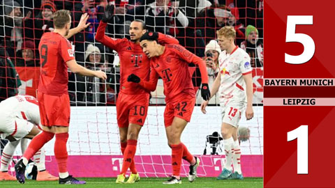 VIDEO bàn thắng Bayern Munich vs Leipzig: 5-1 (Vòng 15 Bundesliga 2024/25)