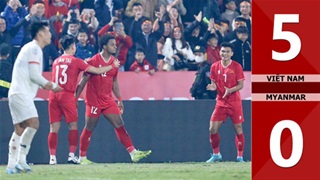 VIDEO bàn thắng Việt Nam vs Myanmar: 5-0